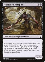 Matte Finish Zendikar Rising Highborn Vampire ( #107 )