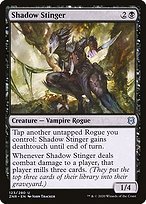 Matte Finish Zendikar Rising Shadow Stinger ( #123 )