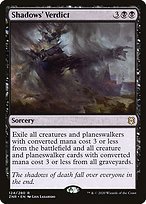 Matte Finish Zendikar Rising Shadows' Verdict ( #124 )