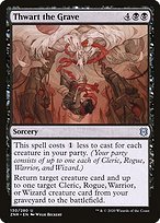 Matte Finish Zendikar Rising Thwart the Grave ( #130 )