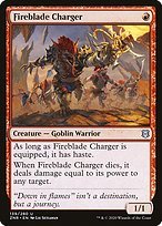 Matte Finish Zendikar Rising Fireblade Charger ( #139 )