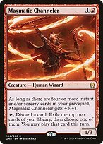 Matte Finish Zendikar Rising Magmatic Channeler ( #148 )
