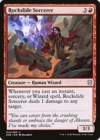 Matte Finish Zendikar Rising Rockslide Sorcerer ( #154 )