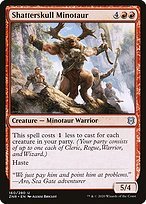 Matte Finish Zendikar Rising Shatterskull Minotaur ( #160 )