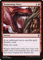 Matte Finish Zendikar Rising Tormenting Voice ( #172 )