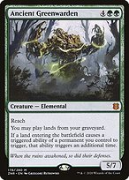 Matte Finish Zendikar Rising Ancient Greenwarden ( #178 )