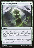 Matte Finish Zendikar Rising Roiling Regrowth ( #201 )