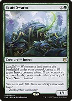 Matte Finish Zendikar Rising Scute Swarm ( #203 )