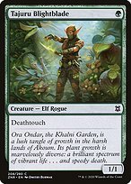 Matte Finish Zendikar Rising Tajuru Blightblade ( #208 )