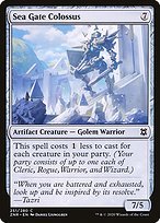 Matte Finish Zendikar Rising Sea Gate Colossus ( #251 )