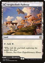 Matte Finish Zendikar Rising Brightclimb Pathway // Grimclimb Pathway ( #259 )