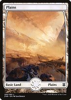 Matte Finish Zendikar Rising Plains ( #266 )