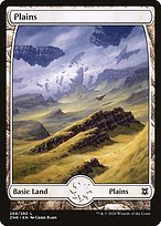 Matte Finish Zendikar Rising Plains ( #268 )