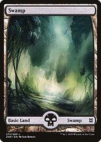 Matte Finish Zendikar Rising Swamp ( #272 )