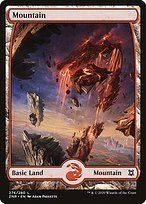 Matte Finish Zendikar Rising Mountain ( #276 )