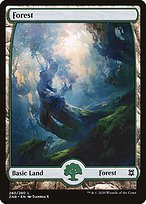 Matte Finish Zendikar Rising Forest ( #280 )