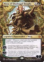 Matte Finish Zendikar Rising Nissa of Shadowed Boughs ( #283 )