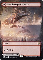 Matte Finish Zendikar Rising Needleverge Pathway // Pillarverge Pathway ( #288 )