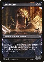 Matte Finish Zendikar Rising Dreadwurm ( #297 )