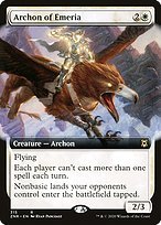 Matte Finish Zendikar Rising Archon of Emeria ( #315 )