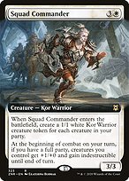Matte Finish Zendikar Rising Squad Commander ( #323 )