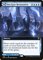 Matte Finish Zendikar Rising Sea Gate Restoration // Sea Gate, Reborn ( #333 )