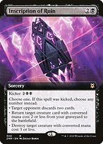 Matte Finish Zendikar Rising Inscription of Ruin ( #340 )