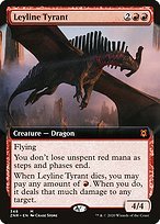 Matte Finish Zendikar Rising Leyline Tyrant ( #348 )