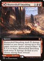 Matte Finish Zendikar Rising Shatterskull Smashing // Shatterskull, the Hammer Pass ( #354 )
