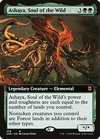 Matte Finish Zendikar Rising Ashaya, Soul of the Wild ( #358 )