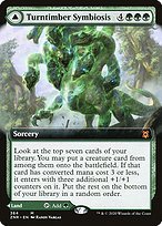 Matte Finish Zendikar Rising Turntimber Symbiosis // Turntimber, Serpentine Wood ( #364 )