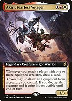 Matte Finish Zendikar Rising Akiri, Fearless Voyager ( #365 )