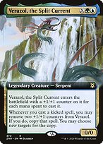 Matte Finish Zendikar Rising Verazol, the Split Current ( #370 )