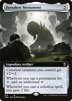 Matte Finish Zendikar Rising Forsaken Monument ( #374 )