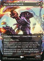 Glossy Finish Gev, Scaled Scorch ( #349 )