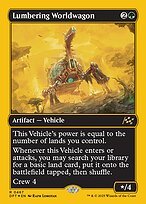 Glossy Finish Lumbering Worldwagon ( #467 )