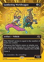 Glossy Finish Lumbering Worldwagon ( #528 )