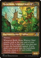 Glossy Finish Rulik Mons, Warren Chief ( #357 )