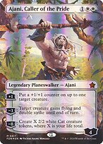 Glossy Finish Ajani, Caller of the Pride ( #417 )