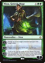 Matte Finish Nissa, Genesis Mage ( #200 )