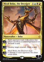 Matte Finish Nicol Bolas, the Deceiver ( #205 )