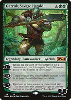 Glossy Finish Garruk, Savage Herald ( #336 )