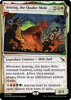Matte Finish Anzrag, the Quake-Mole ( #385 )