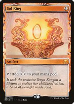 Matte Finish Sol Ring ( #24 )