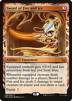 Matte Finish Sword of Fire and Ice ( #29 )