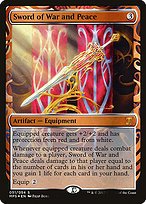 Matte Finish Sword of War and Peace ( #51 )