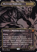 Matte Finish Phyrexian Vindicator ( #347 )
