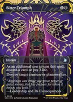 Matte Finish Secrets of Strixhaven Mystical Archive Bitter Triumph