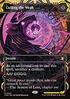 Matte Finish Secrets of Strixhaven Mystical Archive Culling the Weak