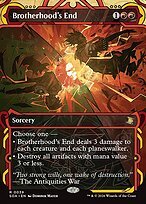 Matte Finish Secrets of Strixhaven Mystical Archive Brotherhood's End